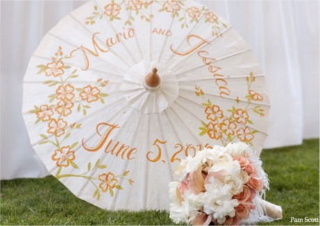 orange-green-wedding-parasol-rancho-santa-fe-inn